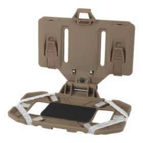 Tacticals Vest Phone Holder Universal Chest Cell Phone Board Plate Carrier Hands-Free Fixing Mount Foldable Lightweight Bag