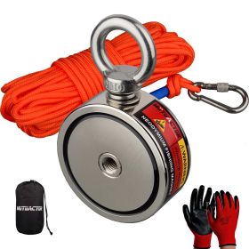 Strong Real N35 150KG/180KG two side vertical Fishing Magnetic Set Durable Rope Metal Hunting Outdoor Funny Gift Adventure (Color: 180KGX2 RPE, size: 150KGX2)